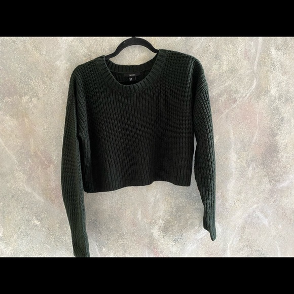 Cropped Knit Sweater - Picture 1 of 1